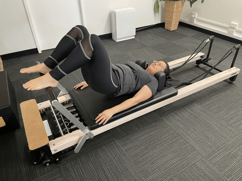 Original photo Pelvic curl articulating the spine