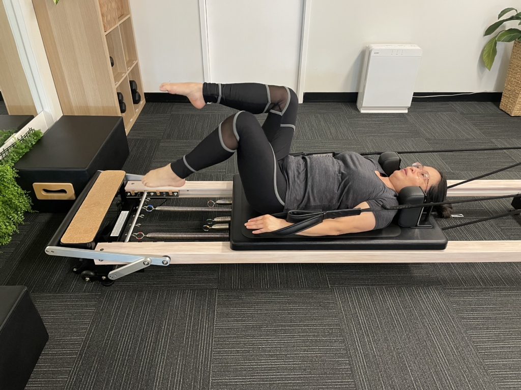 Original photo Toe taps down